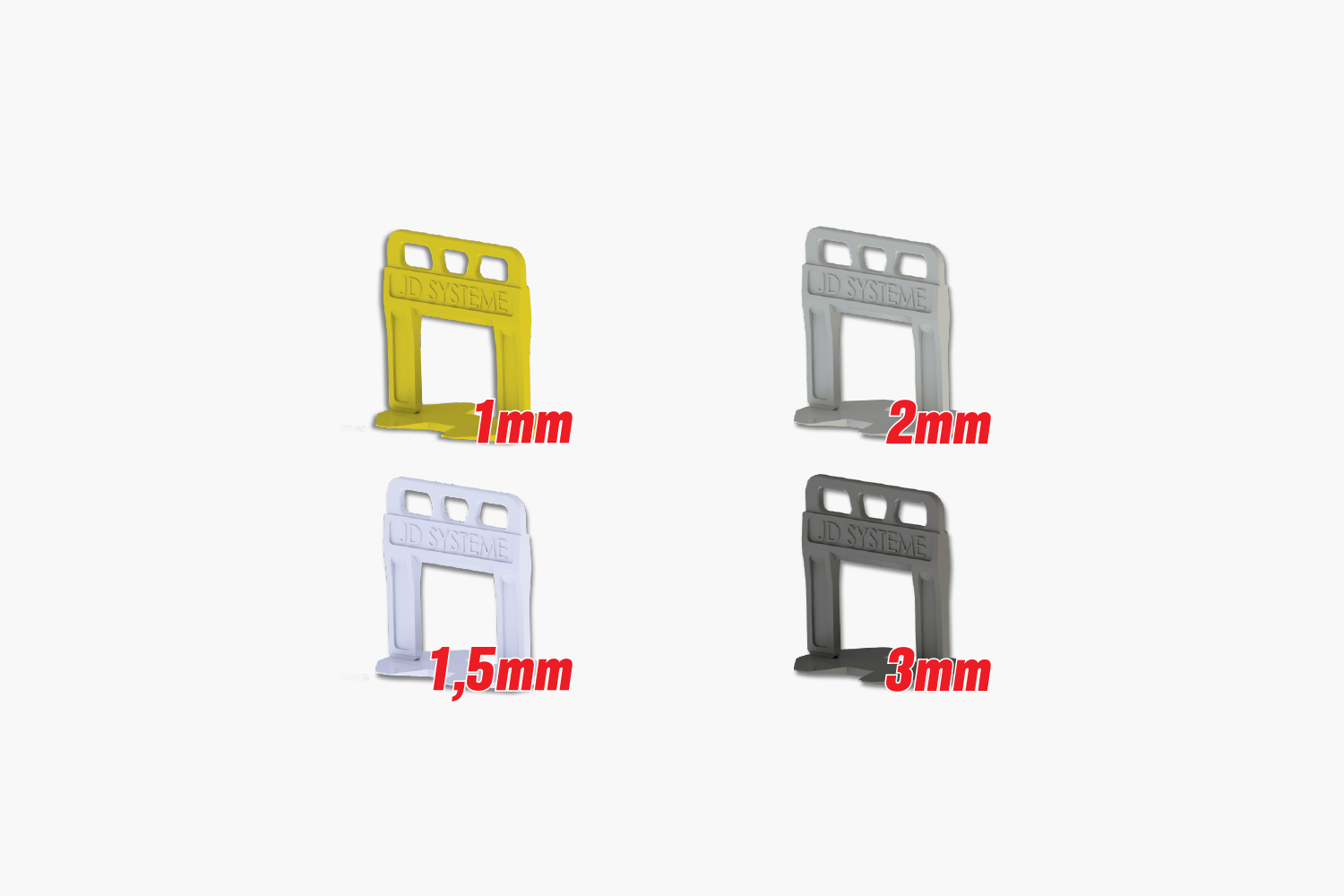 Leveling clip JD SYSTEME